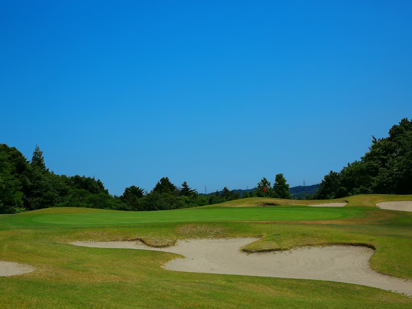 Hole13 グリーン付近