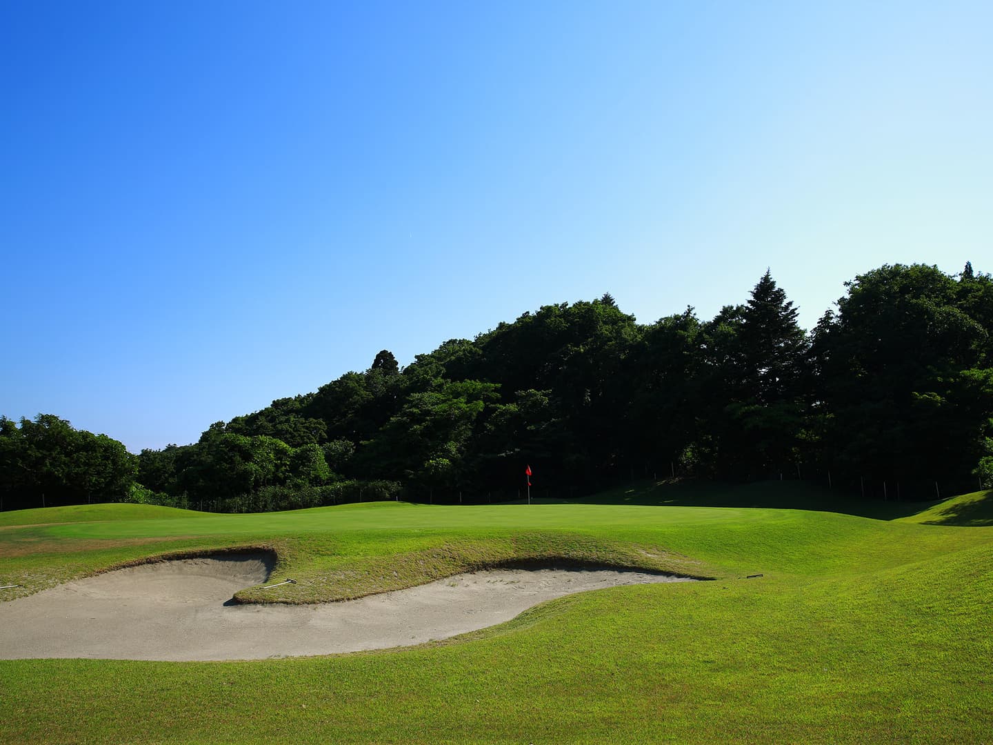 Hole16 グリーン付近