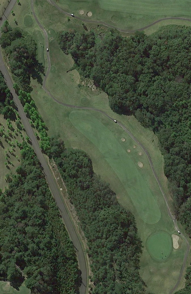 1番ホール コースマップ