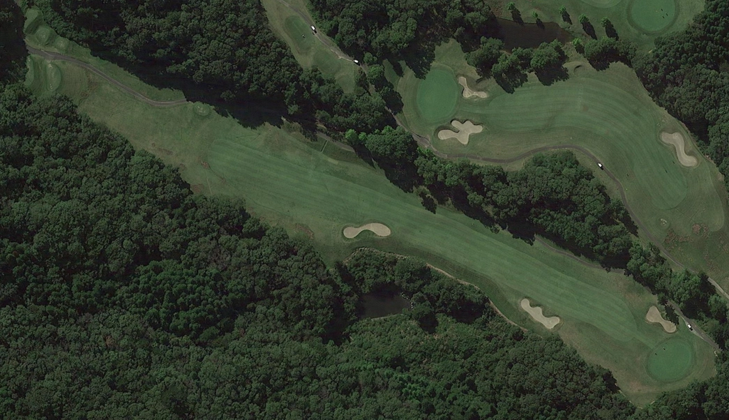 2番ホール コースマップ