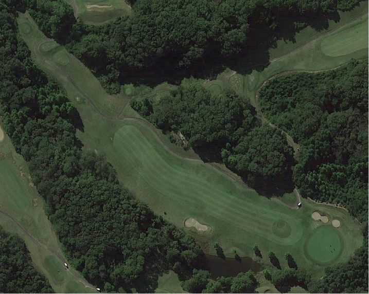 6番ホール コースマップ