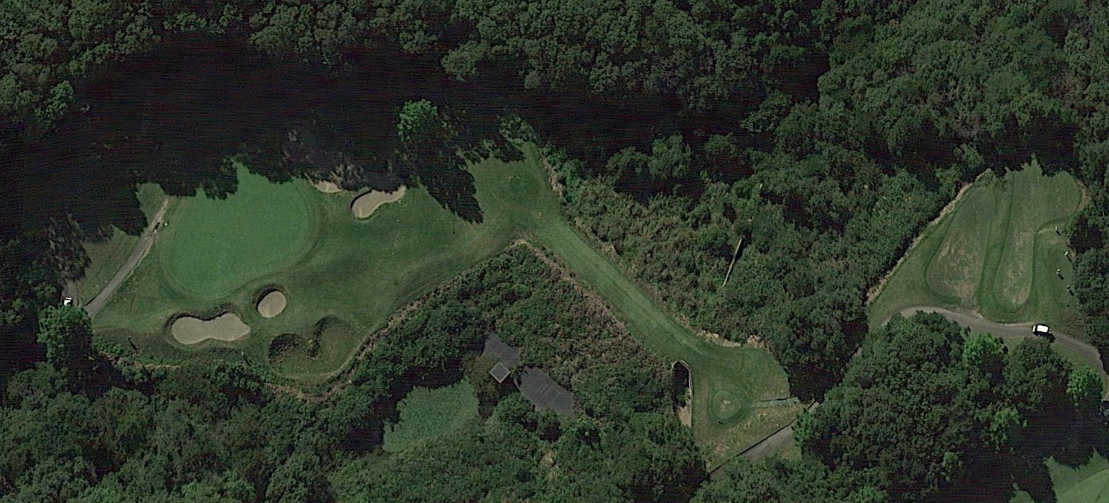 8番ホール コースマップ