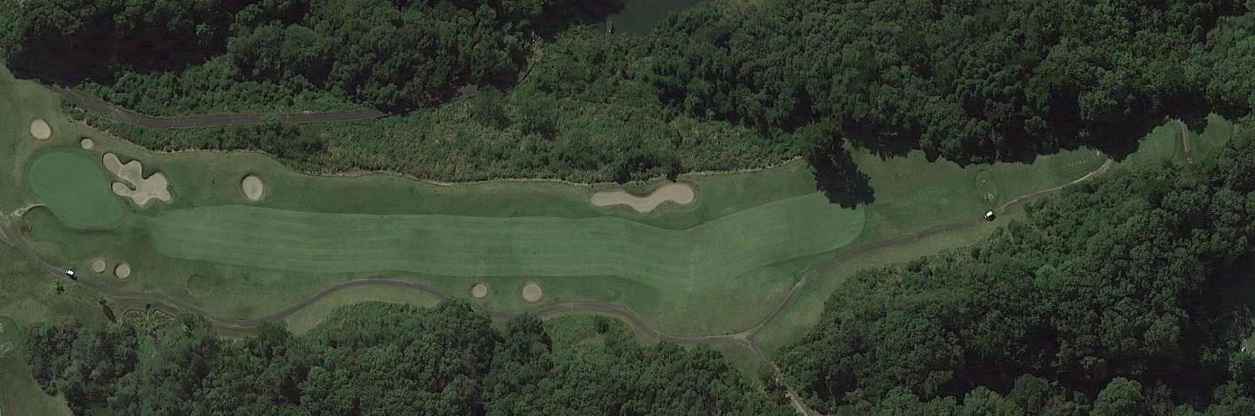 9番ホール コースマップ