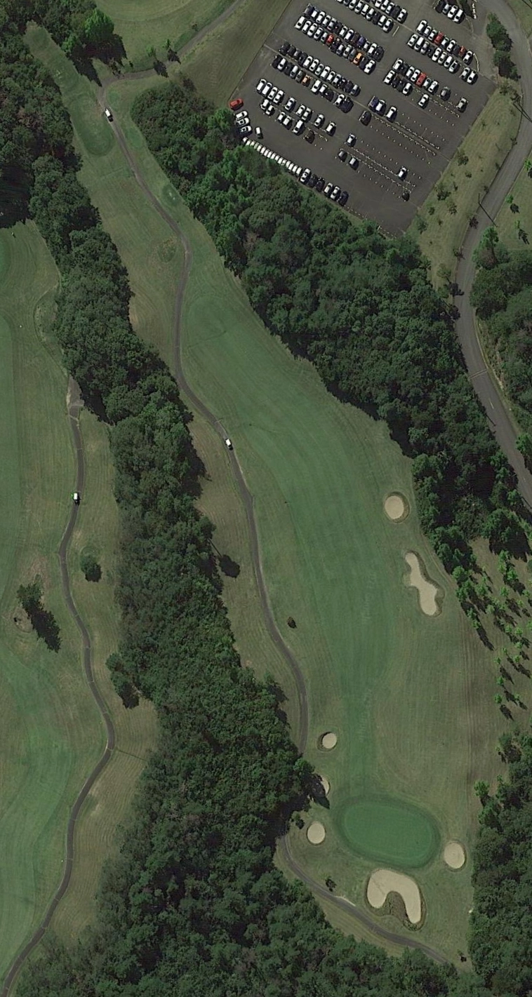 10番ホール コースマップ