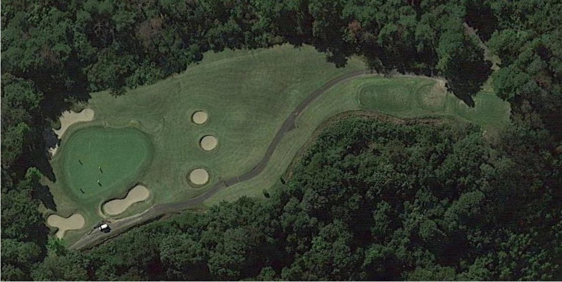 11番ホール コースマップ