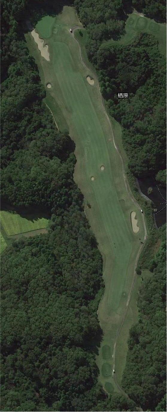17番ホール コースマップ